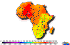 Temperature Map:  Africa